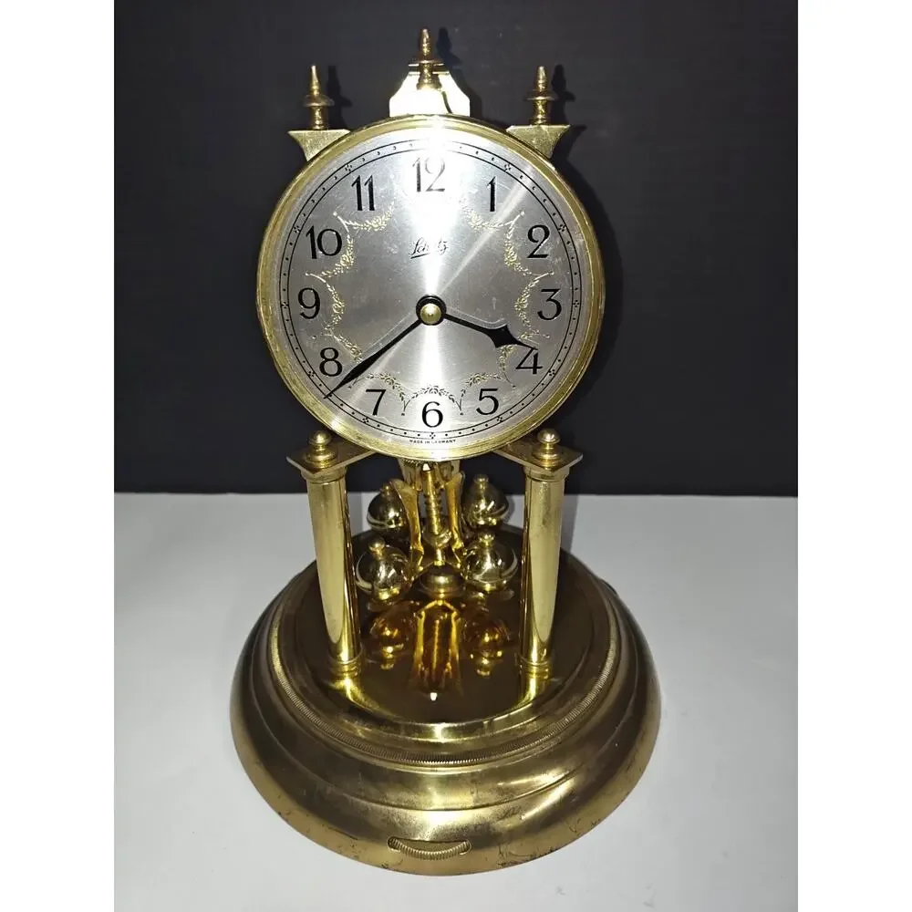 Vintage Aug. Schatz & So'hne #49 Made in Germany Anniversary Mantle Table Clock